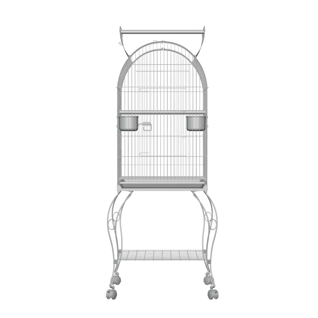 Open Top Bird Cage 3D Model – High Poly PBR Asset, FBX - View 13