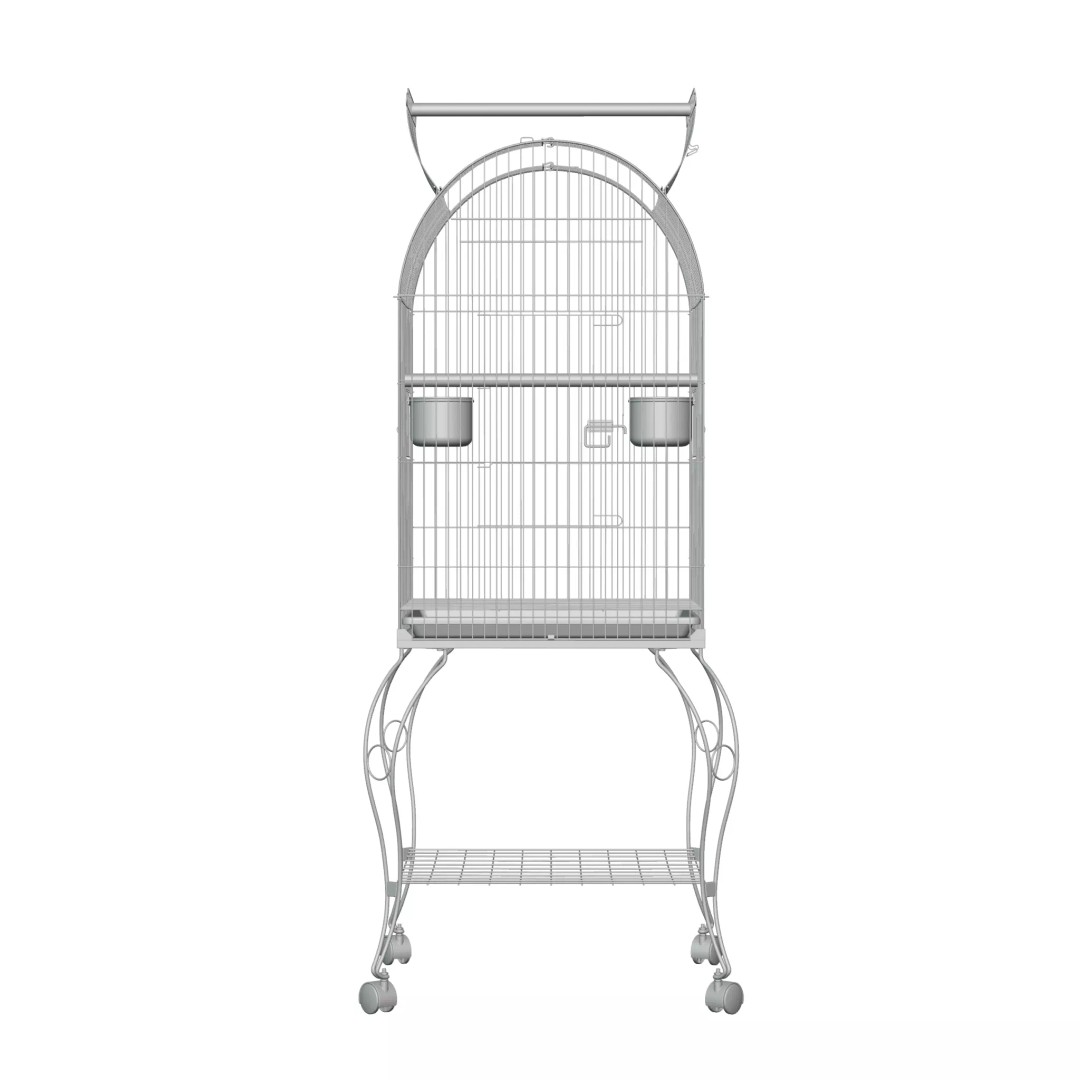 Open Top Bird Cage 3D Model – High Poly PBR Asset, FBX - View 17