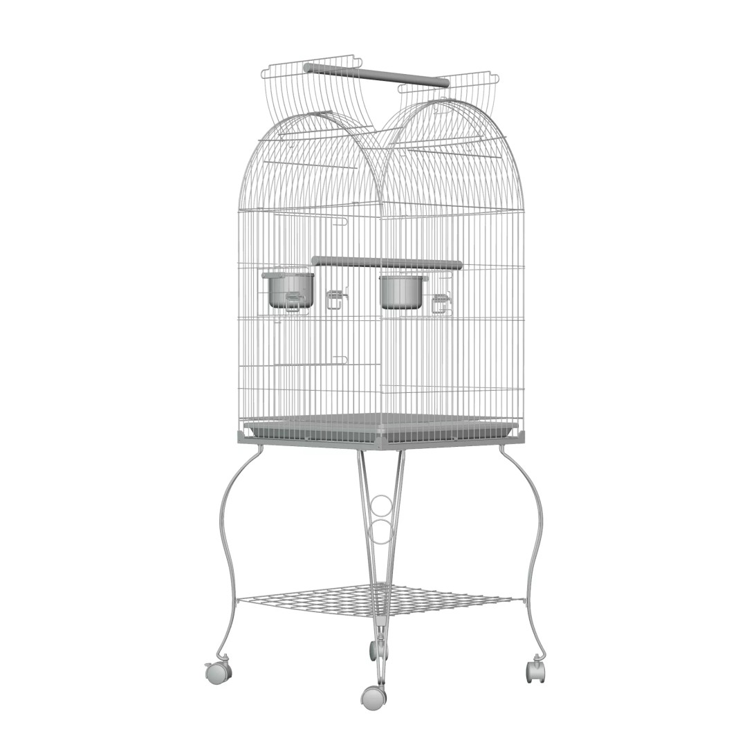 Open Top Bird Cage 3D Model – High Poly PBR Asset, FBX - View 18
