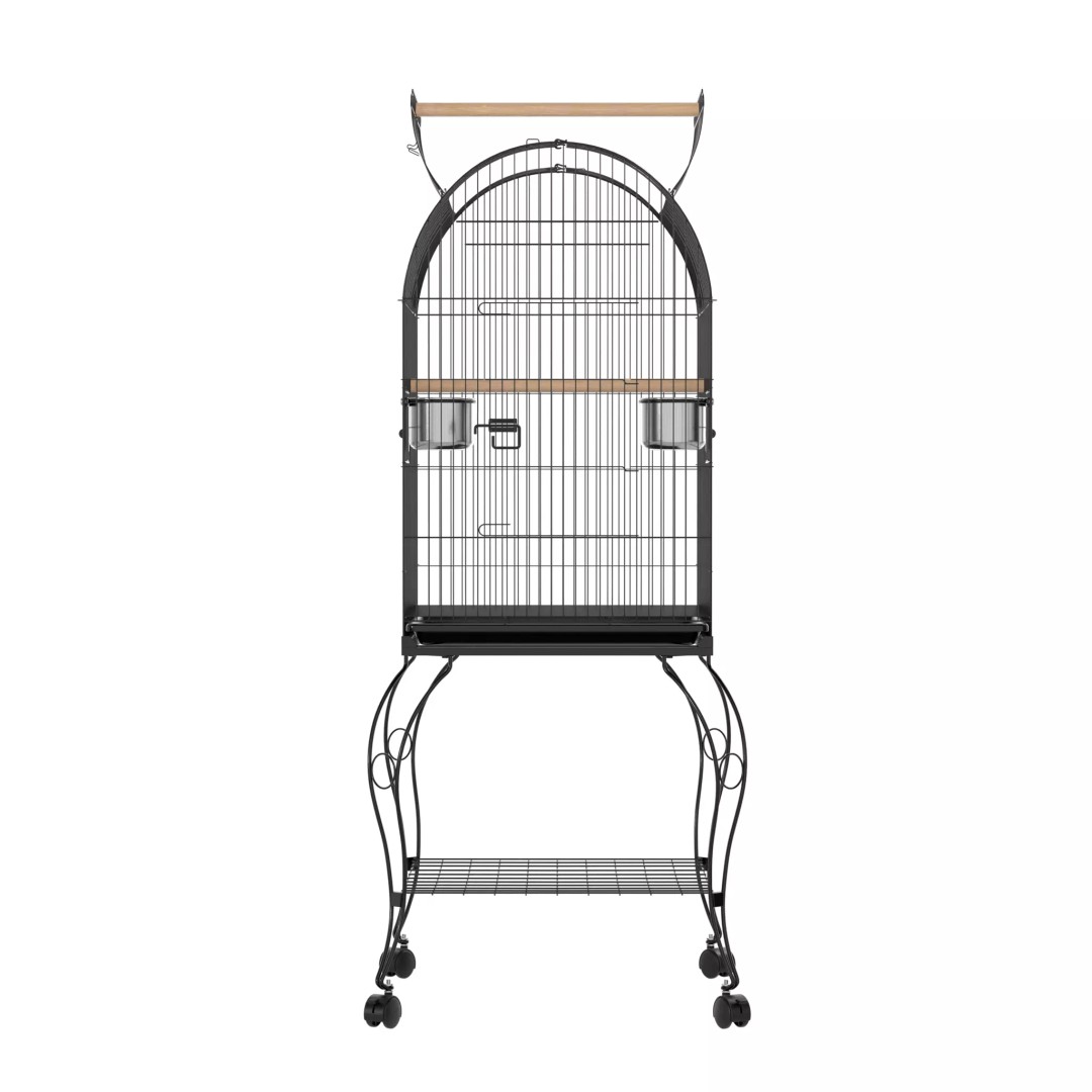 Open Top Bird Cage 3D Model – High Poly PBR Asset, FBX - View 5