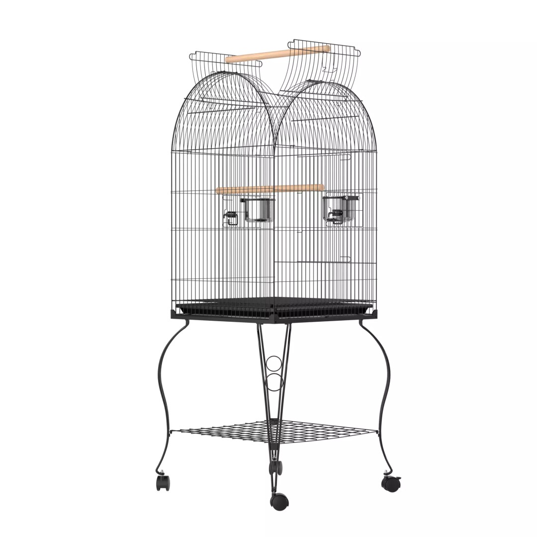 Open Top Bird Cage 3D Model – High Poly PBR Asset, FBX - View 8