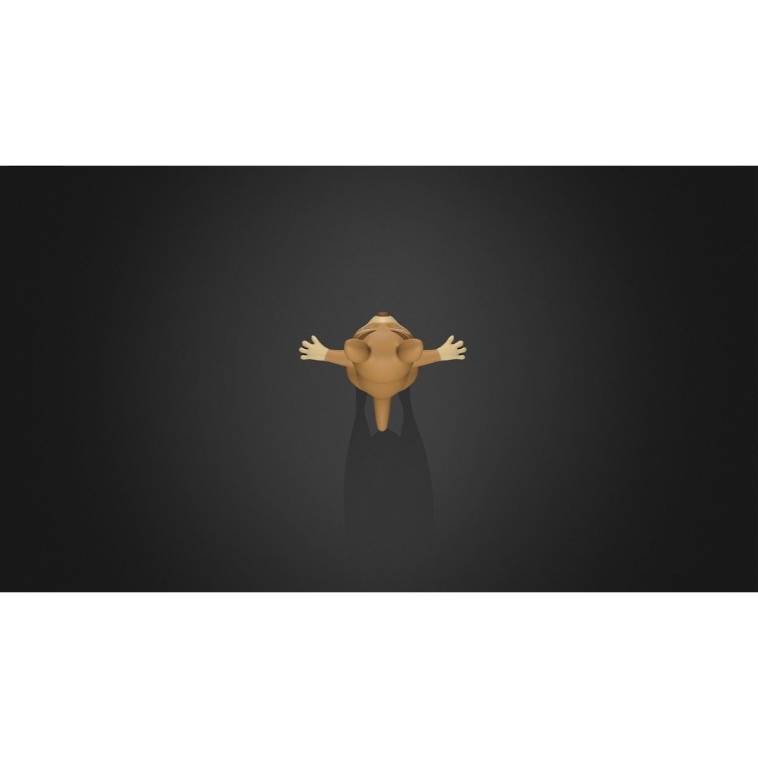 Kangaroo Mother 3D Model – Rigged Cartoon Character for Games, FBX - View 20