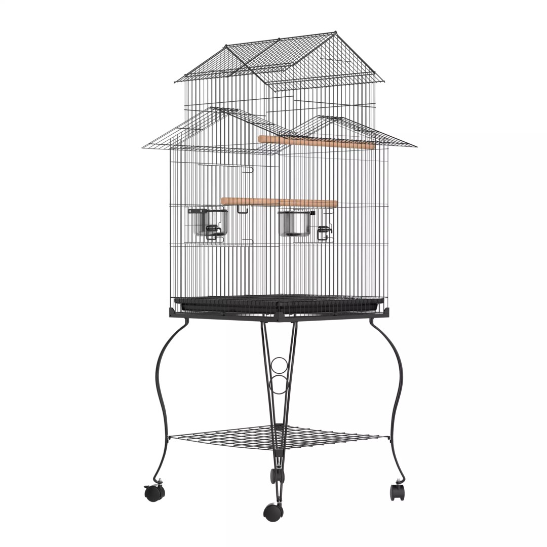 140cm Bird Cage 3D Model – PBR Textured Game Asset, FBX - View 10