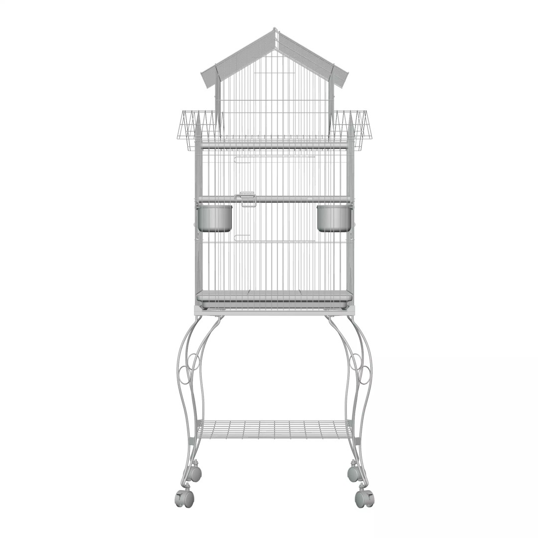 140cm Bird Cage 3D Model – PBR Textured Game Asset, FBX - View 13