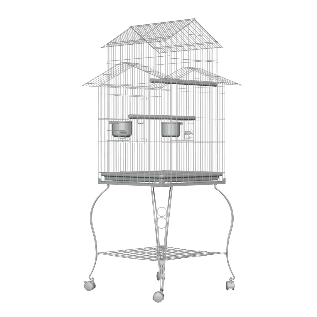 140cm Bird Cage 3D Model – PBR Textured Game Asset, FBX - View 18
