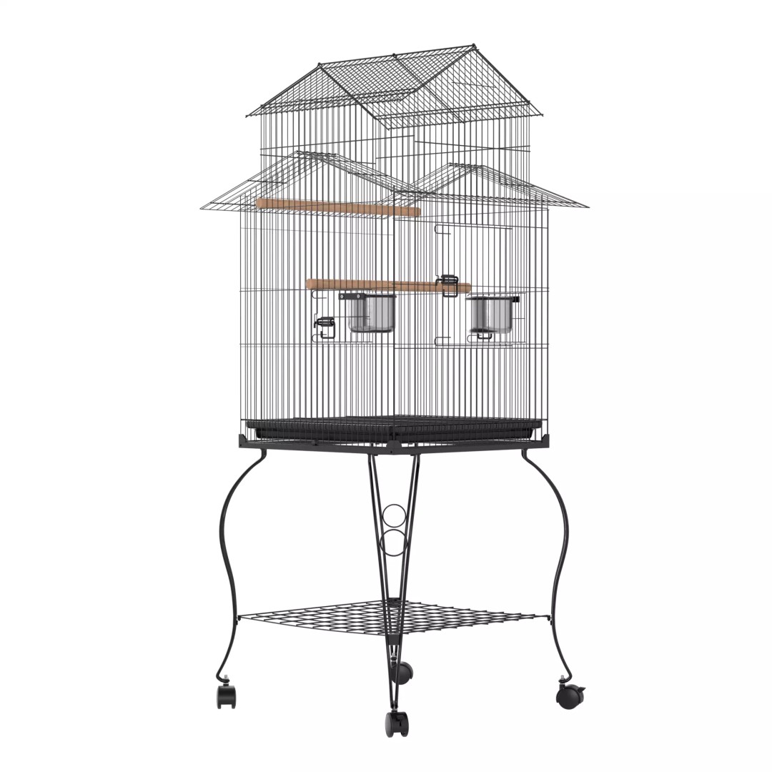 140cm Bird Cage 3D Model – PBR Textured Game Asset, FBX - View 6