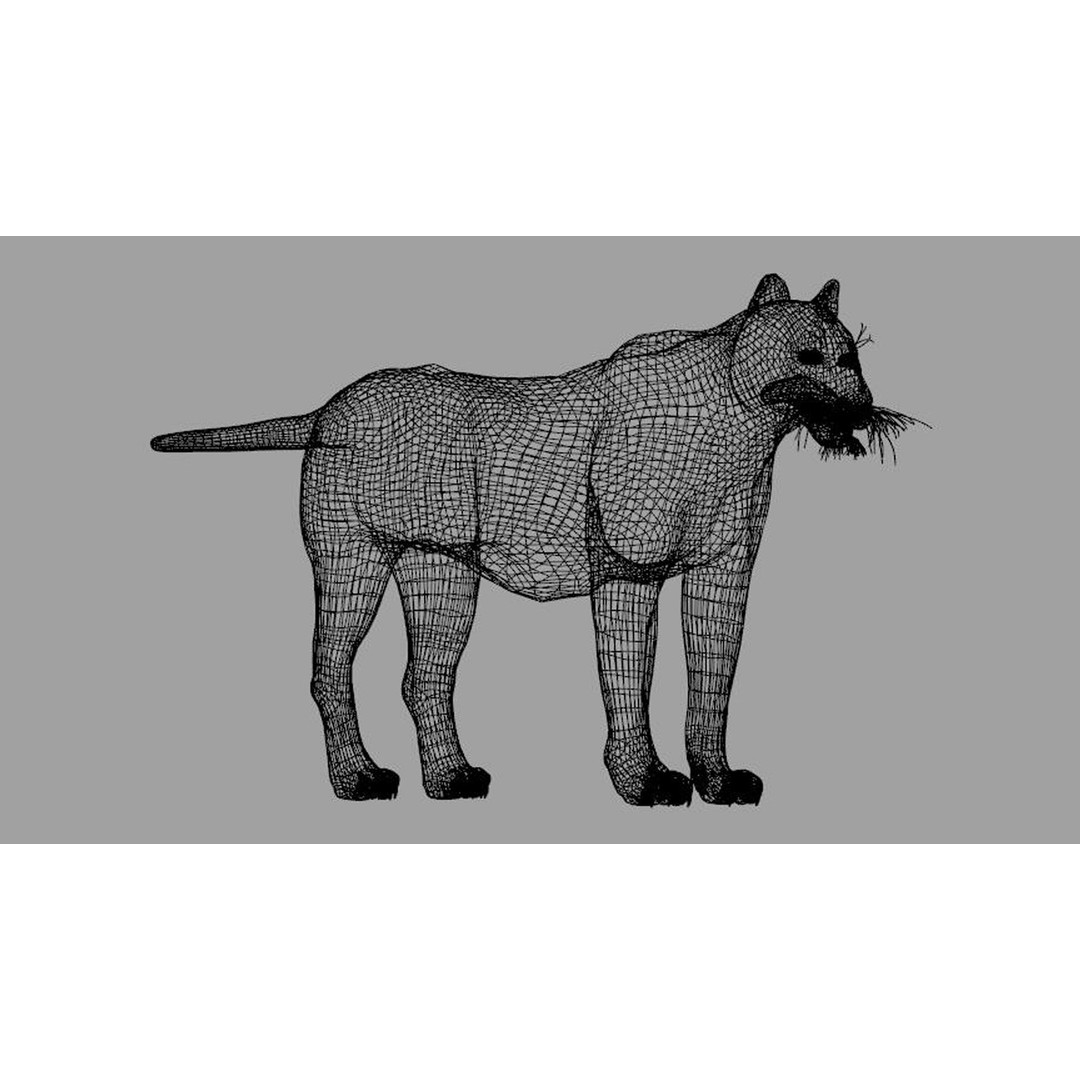 Tiger 3D Model – Rigged Animal Asset with Textures, FBX - View 11