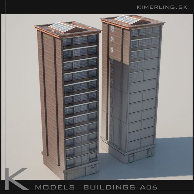 Building Pack A - Low-Poly Game-Ready 3D Model - View 15