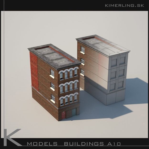 Building Pack A - Low-Poly Game-Ready 3D Model - View 23