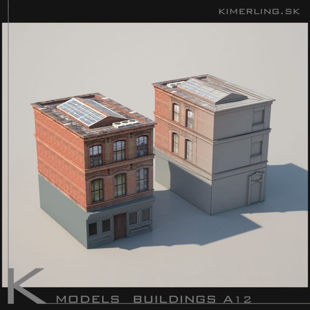 Building Pack A - Low-Poly Game-Ready 3D Model - View 27