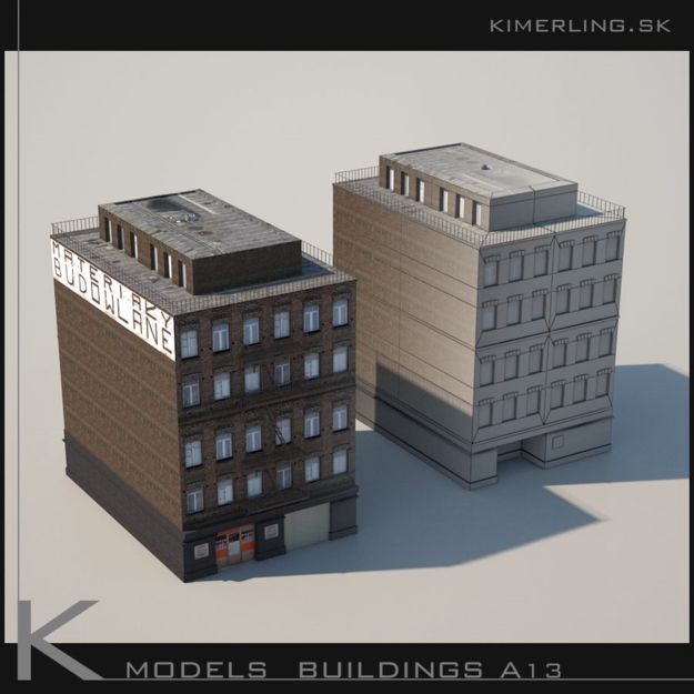 Building Pack A - Low-Poly Game-Ready 3D Model - View 29