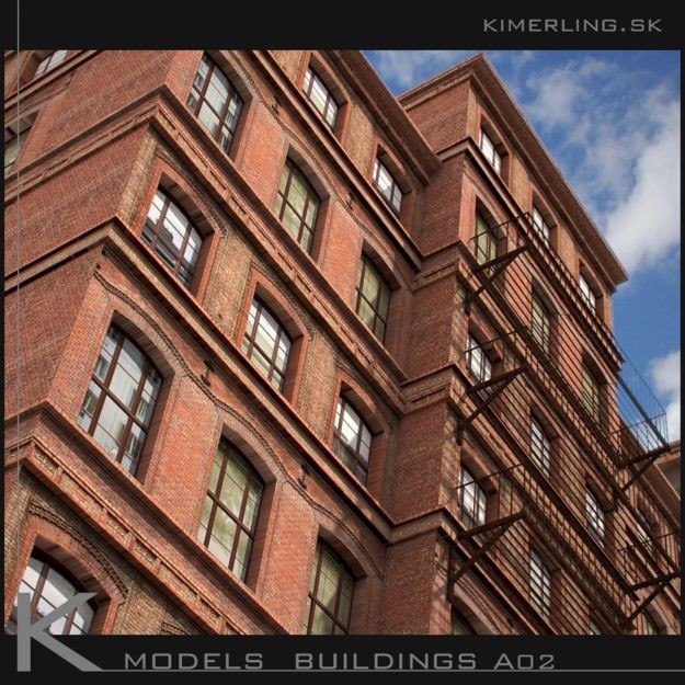 Building Pack A - Low-Poly Game-Ready 3D Model - View 6