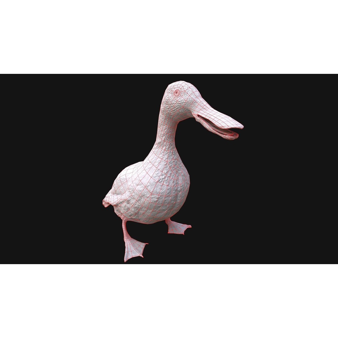 Duck Pack 3D Model – Low Poly Game Asset, PBR Textured, FBX - View 31