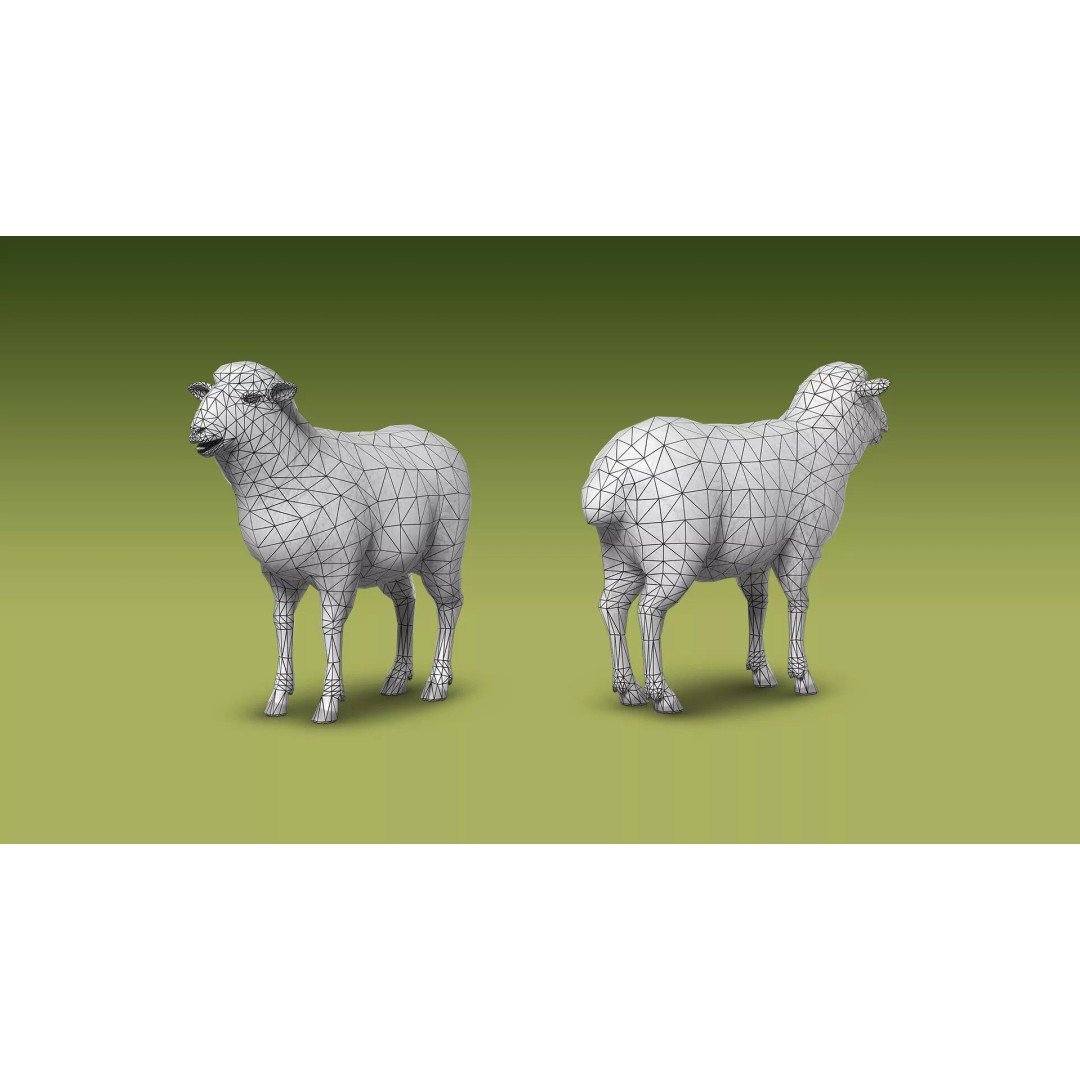 Shepherd Valley 3D Animal Pack – Low Poly Game Assets, FBX, Rigged - View 52