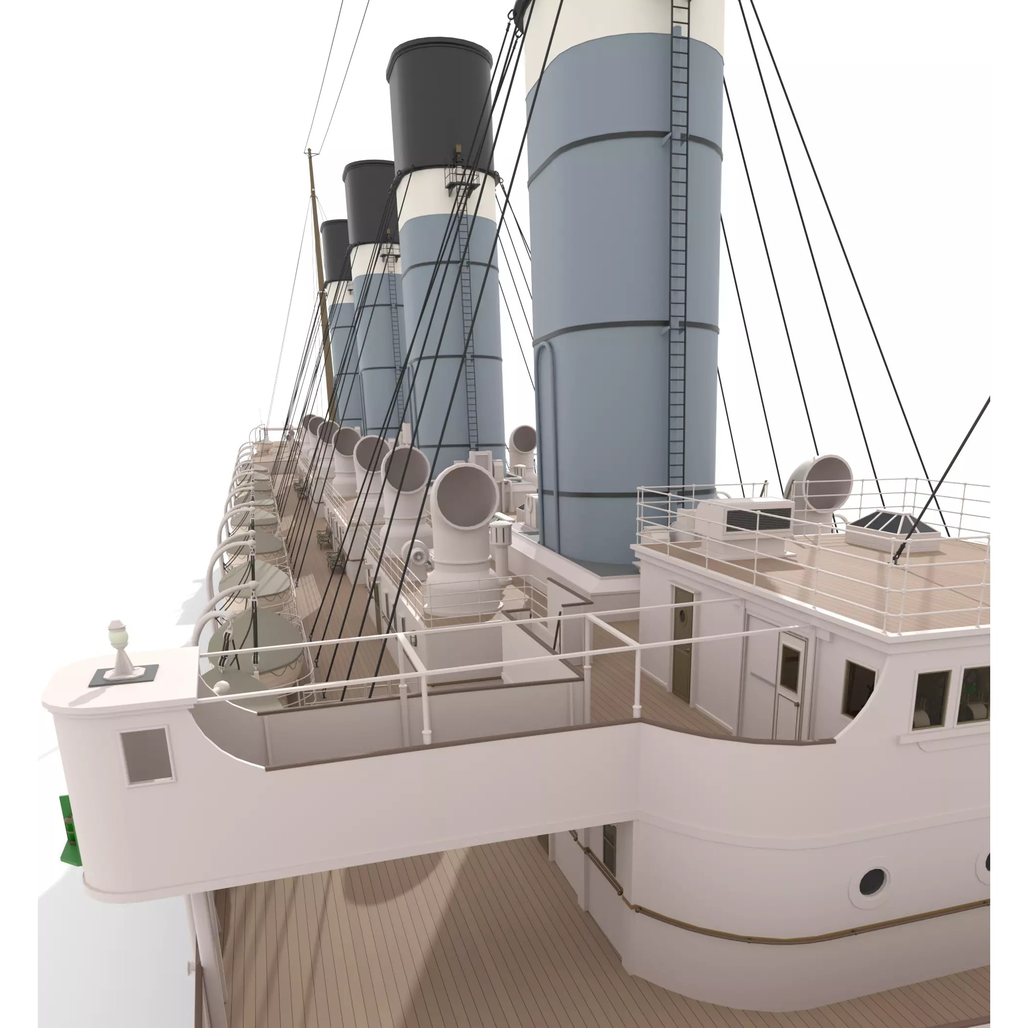Ocean Liner - Game-Ready 3D Model - View 13