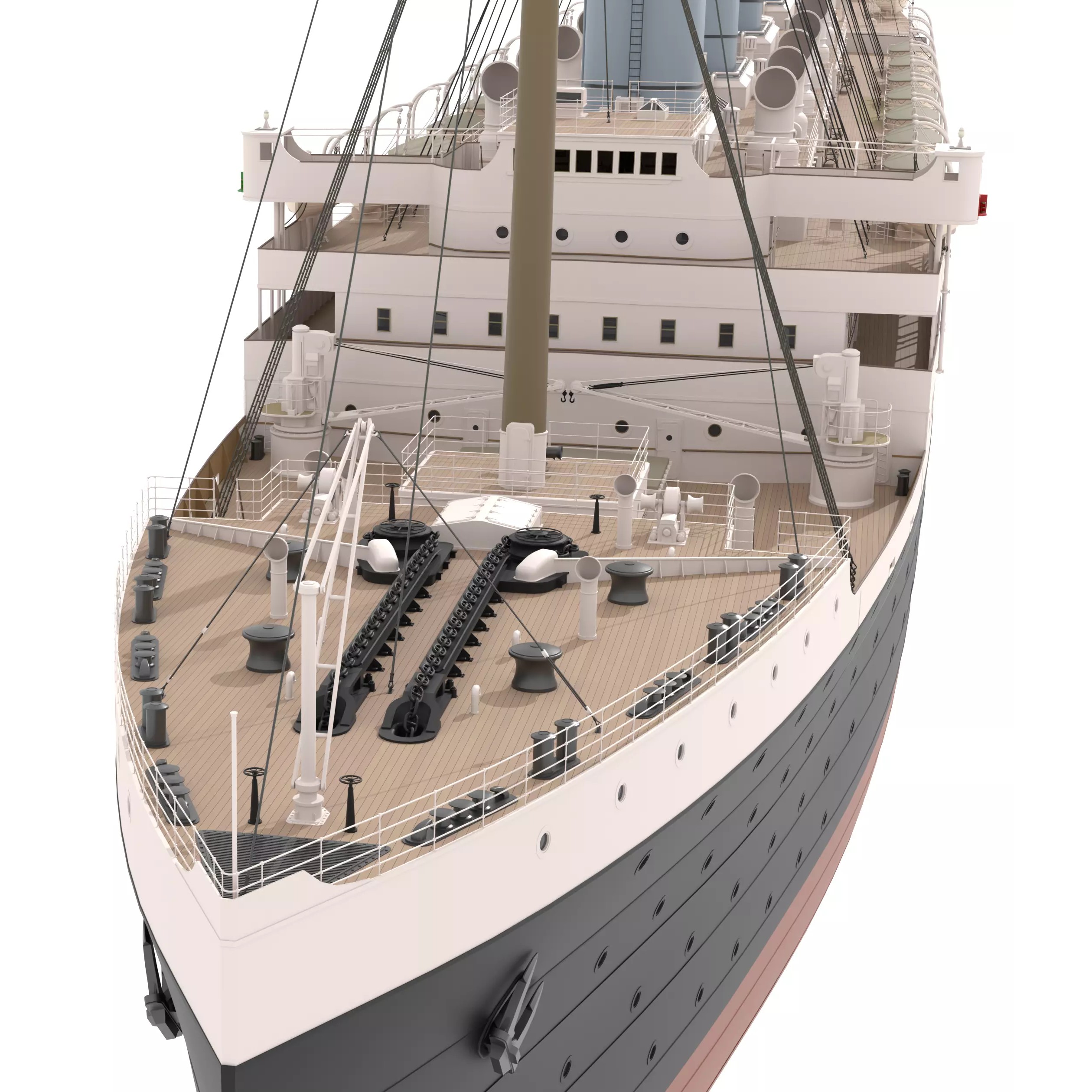 Ocean Liner - Game-Ready 3D Model - View 7