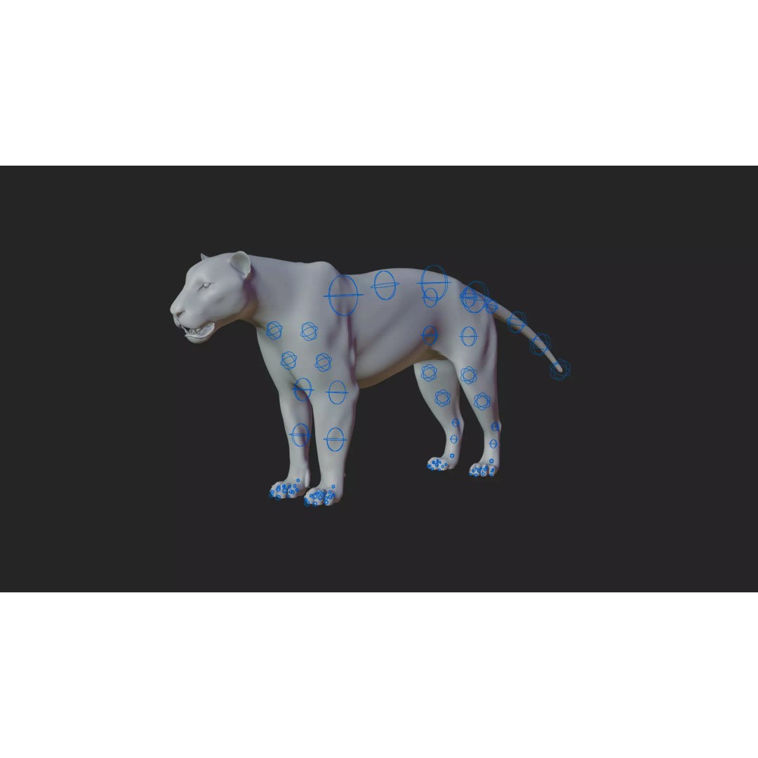 Lioness 3D Model – Hyper-Realistic Rigged Asset with PBR Textures - View 19