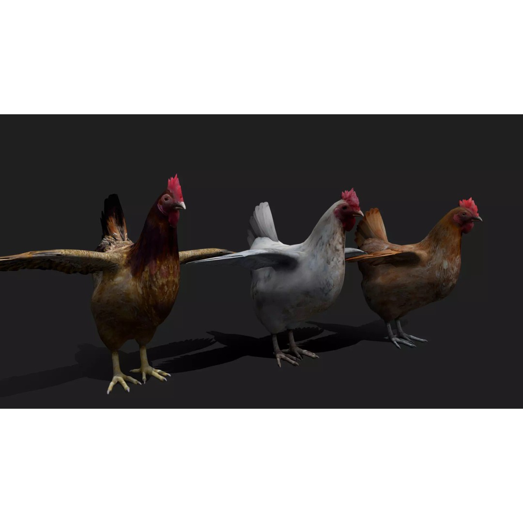 Ultimate Animal Mega Bundle 3D Model – Low Poly Rigged Animals, FBX, Blender - View 102