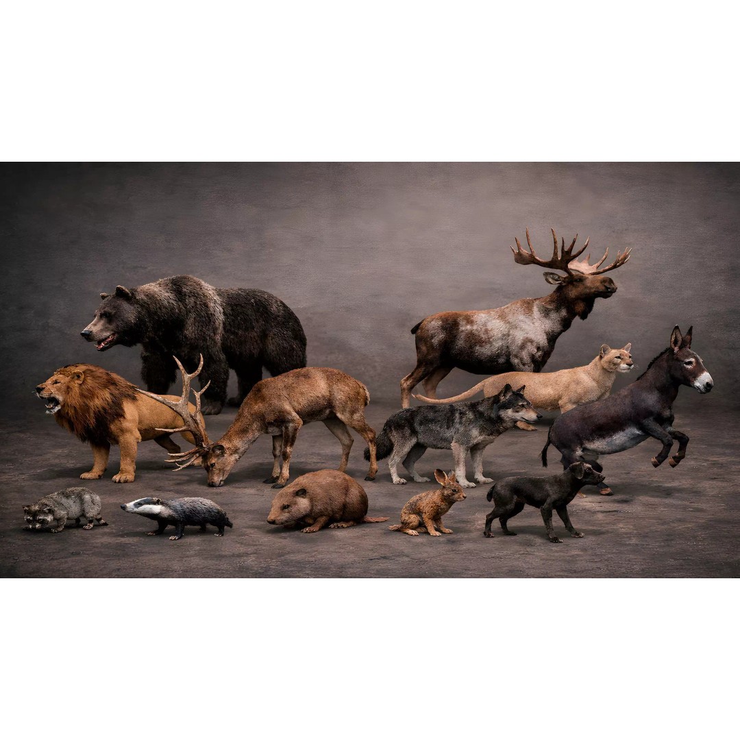 Ultimate Animal Mega Bundle 3D Model – Low Poly Rigged Animals, FBX, Blender - View 3