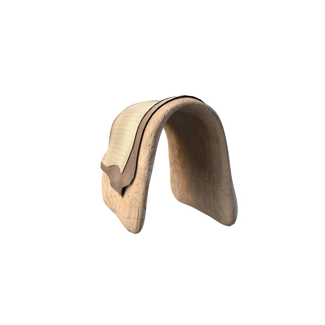 Camel Saddle 3D Model – Low Poly Game Asset, FBX, PBR Textures - View 10