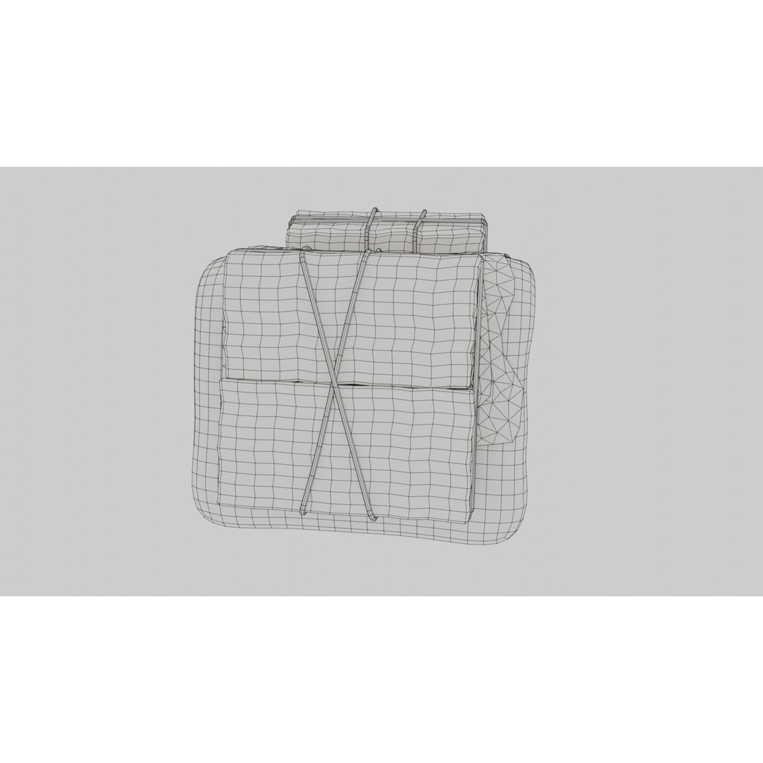 Camel Saddle 3D Model – Low Poly Game Asset, FBX, PBR Textures - View 16