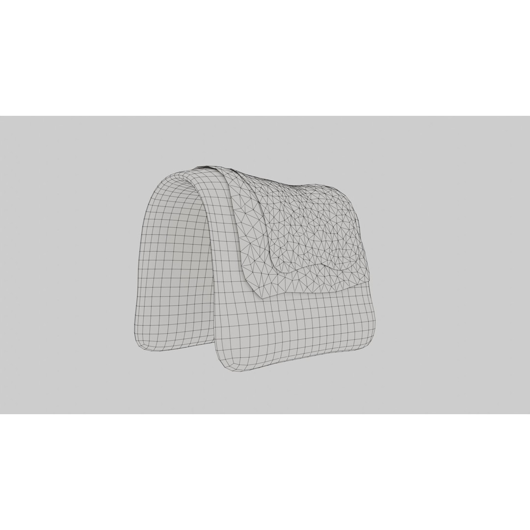 Camel Saddle 3D Model – Low Poly Game Asset, FBX, PBR Textures - View 19