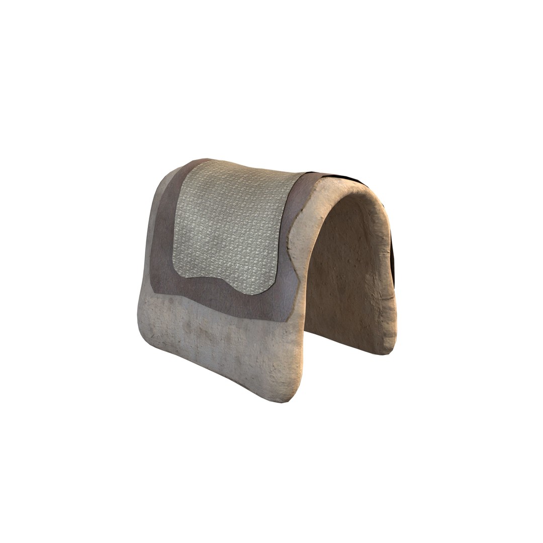 Camel Saddle 3D Model – Low Poly Game Asset, FBX, PBR Textures - View 9