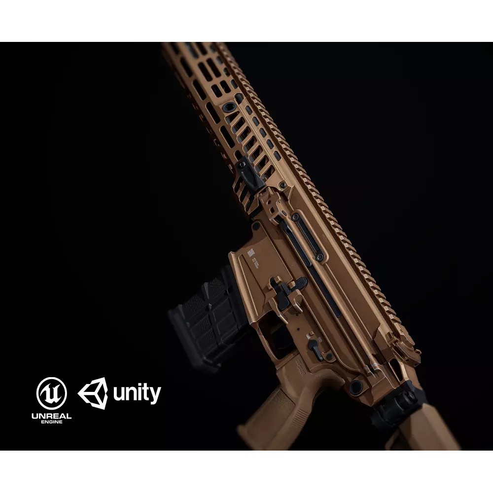 MCX Spear 3D Model – Low Poly PBR Game Asset, FBX - View 2