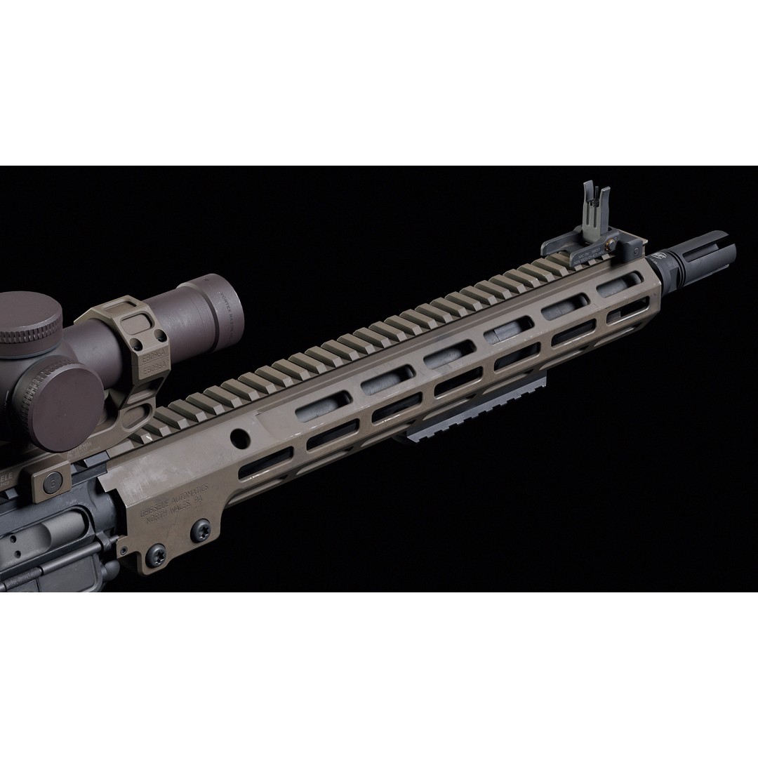 M4 URGI 3D Model – Low Poly Game-Ready Rifle, FBX, PBR Textures - View 13