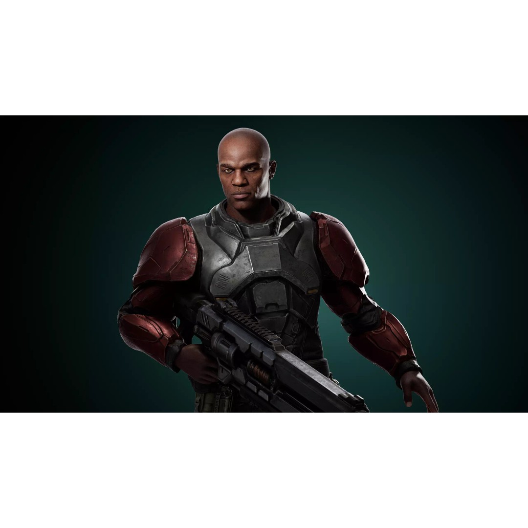 Sci-Fi Combat Armor 3D Model – Battle-Worn Tactical Outfit, FBX