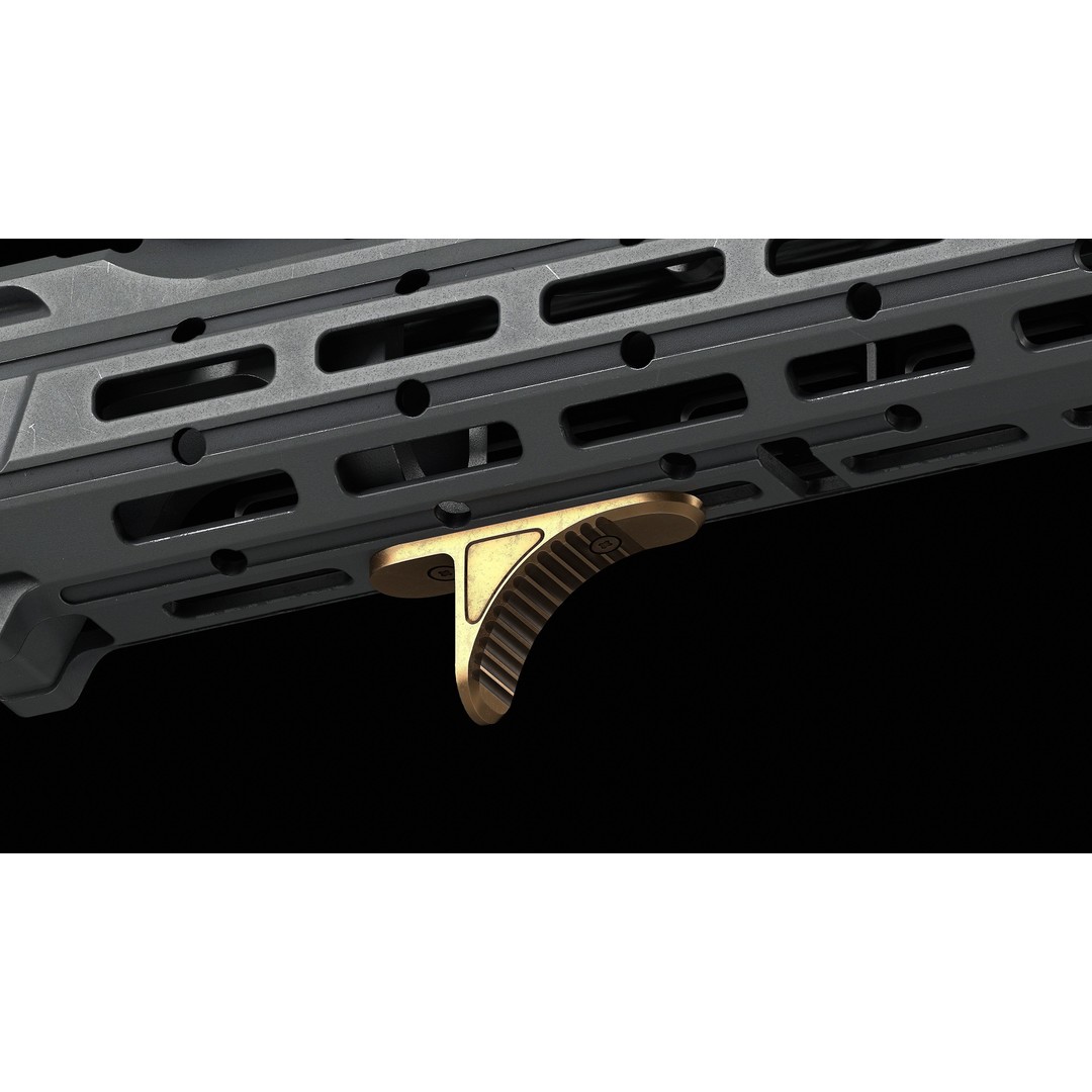 GripStop 3D Model – Low Poly Game Ready M-LOK Asset, FBX, OBJ, Blender - View 9