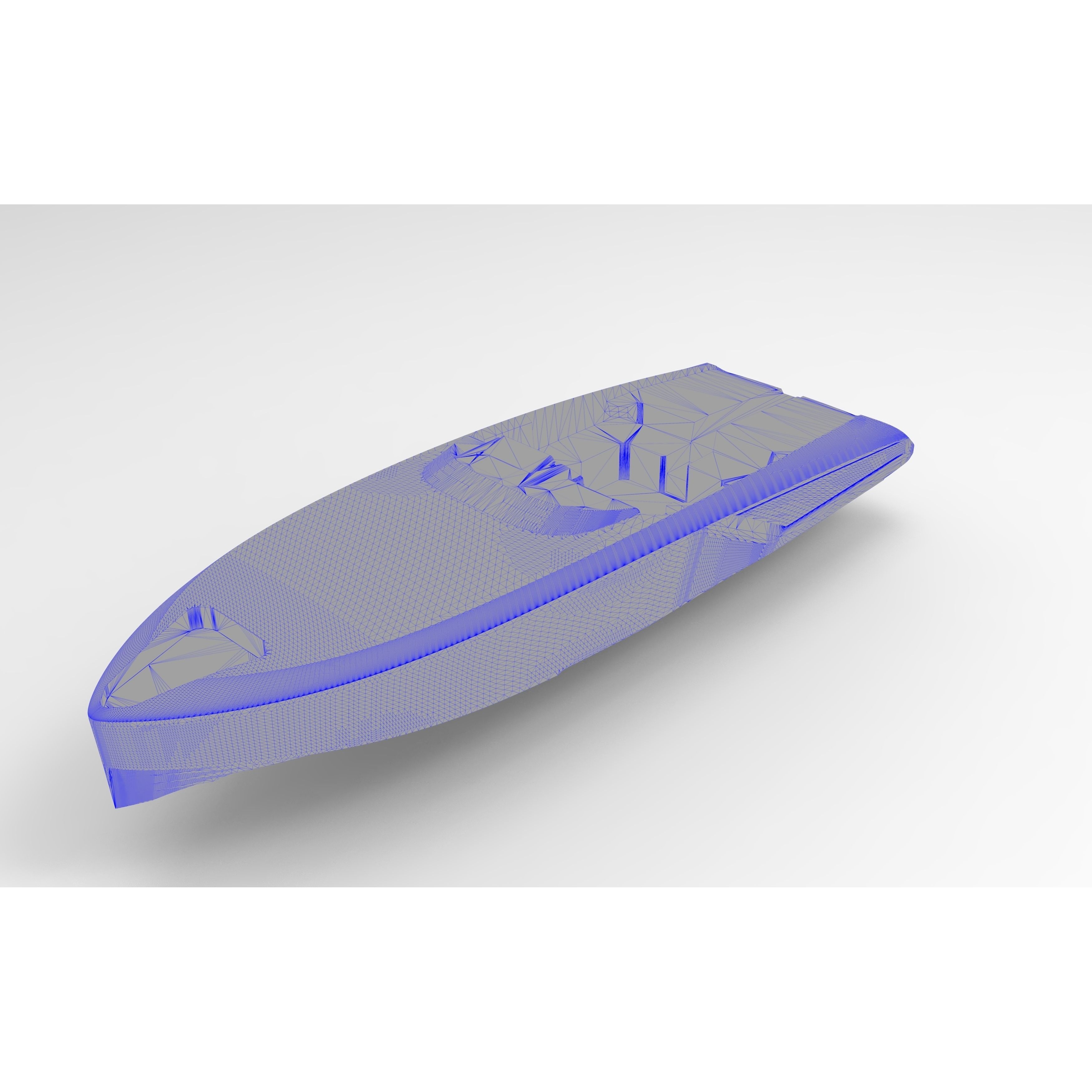 Frauscher 1212 Ghost Motor Yacht - Game-Ready 3D Model - View 13