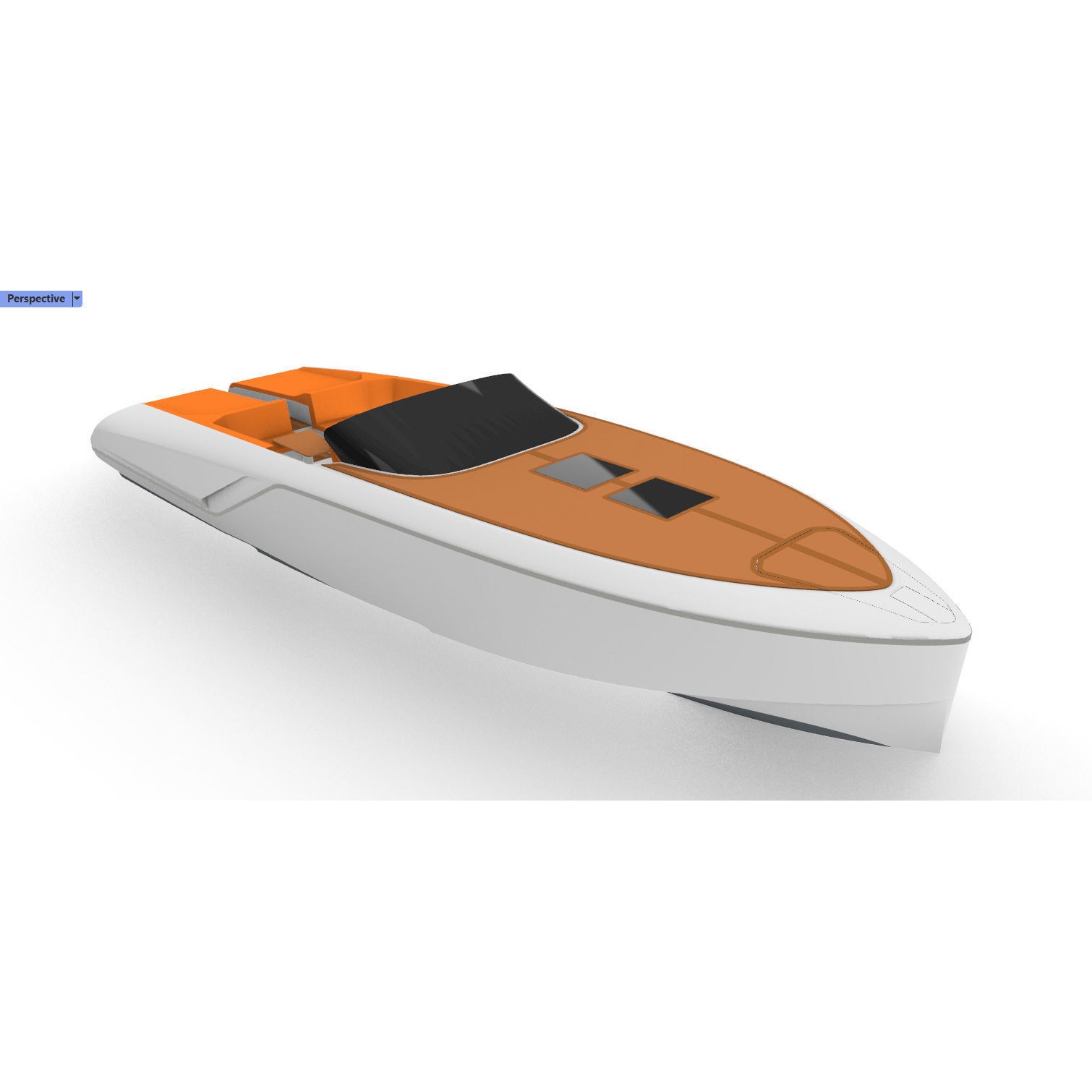 Frauscher 1212 Ghost Motor Yacht - Game-Ready 3D Model - View 14