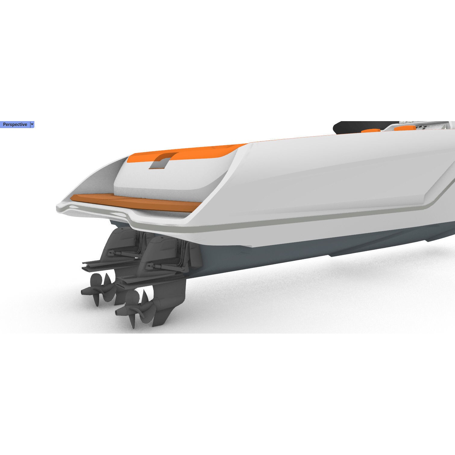 Frauscher 1212 Ghost Motor Yacht - Game-Ready 3D Model - View 16