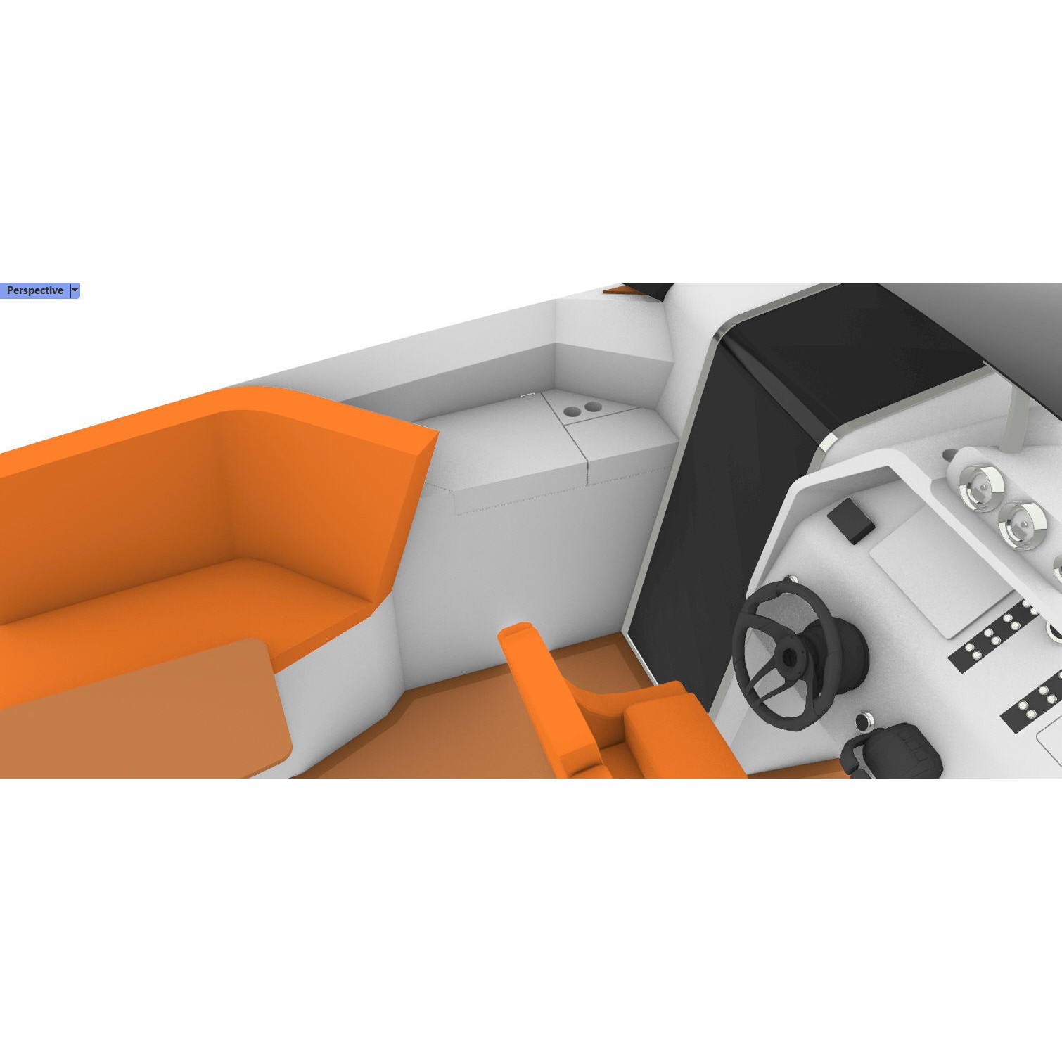 Frauscher 1212 Ghost Motor Yacht - Game-Ready 3D Model - View 18