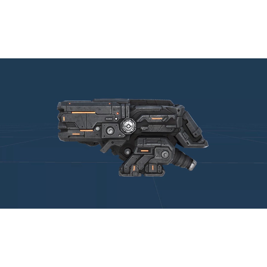 Heavy Mech 3D Model – Low Poly Game Ready Character, FBX - View 30