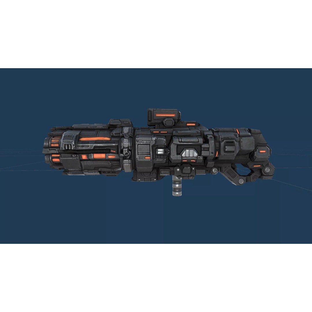 Heavy Mech 3D Model – Low Poly Game Ready Character, FBX - View 33