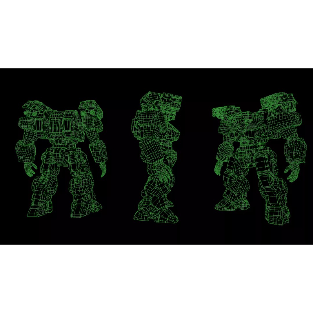 Heavy Mech 3D Model – Low Poly Game Ready Character, FBX - View 8
