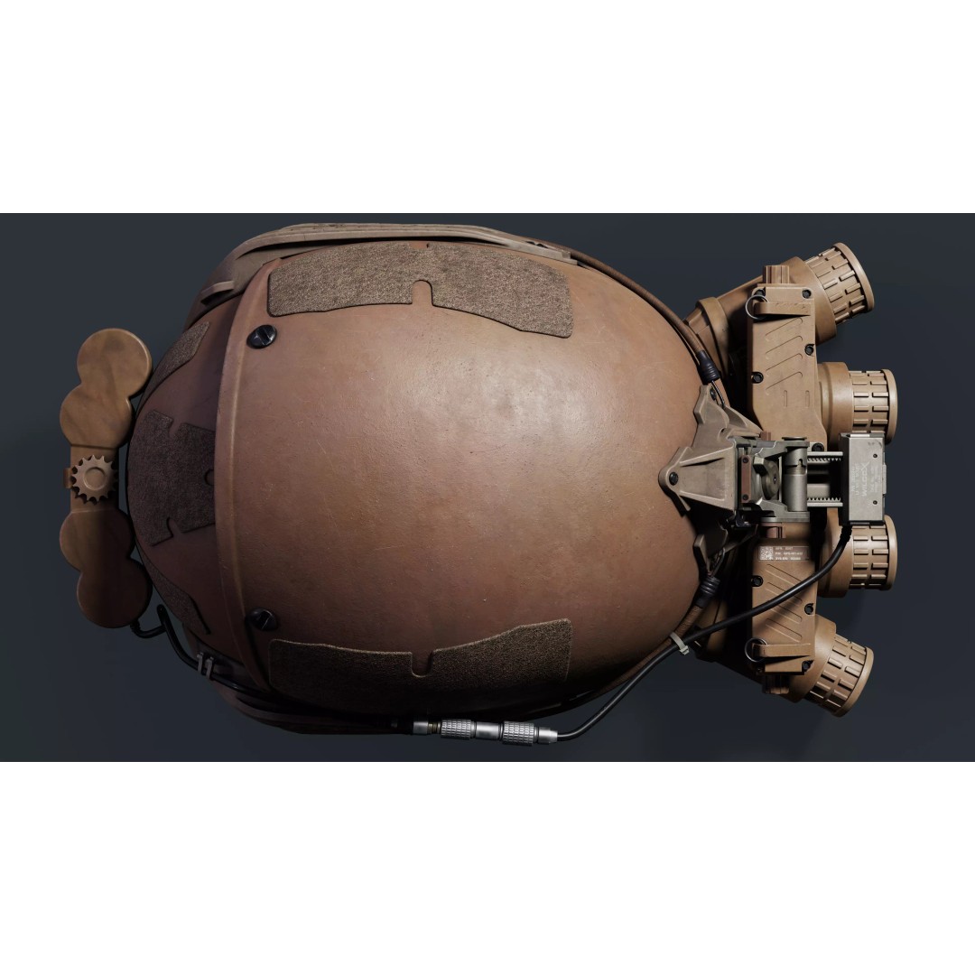 GPNVG-18 Night Vision Device 3D Model – Low Poly Game Asset, FBX, OBJ - View 2
