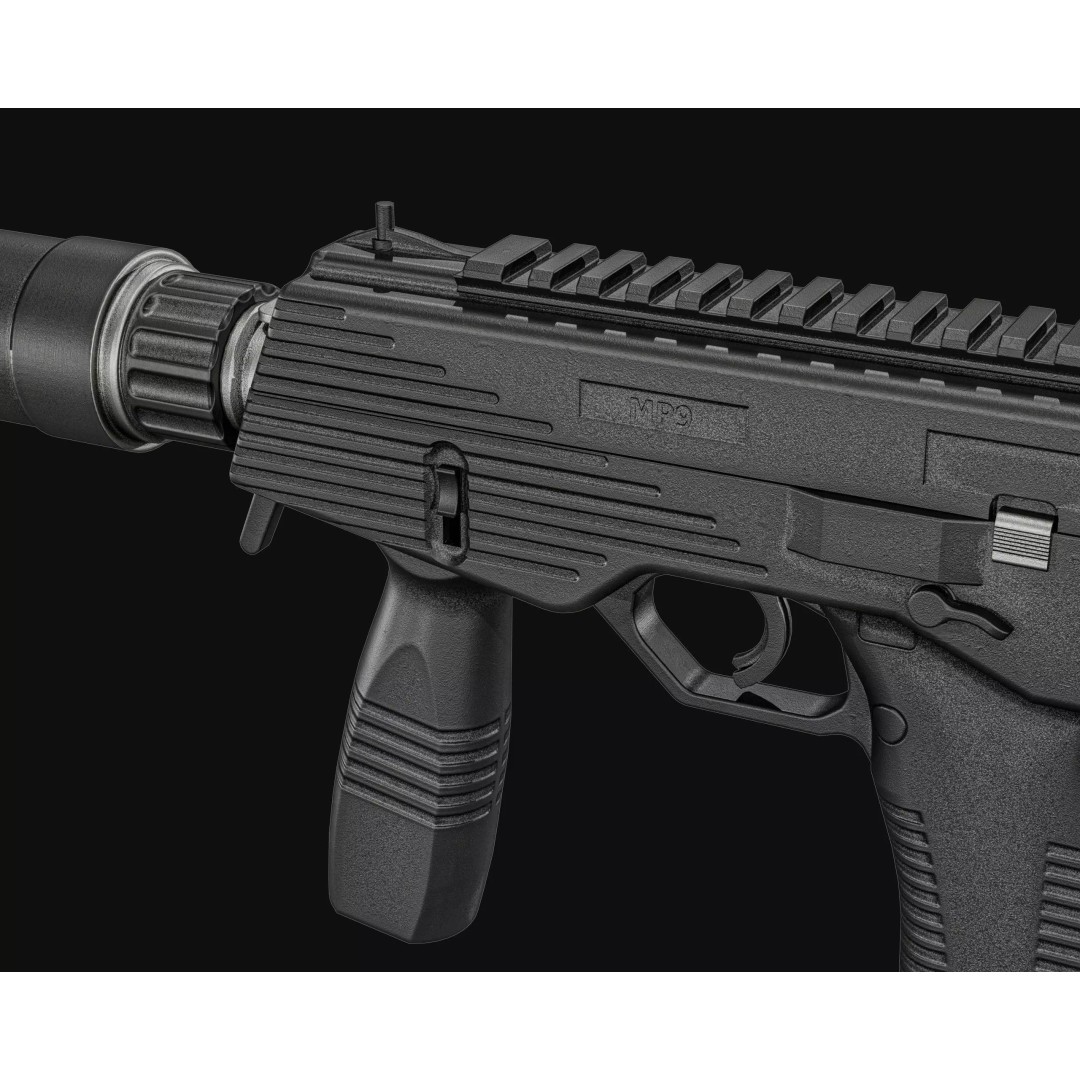 Thomet MP9 3D Model – Low Poly Submachine Gun, PBR Textures - View 50