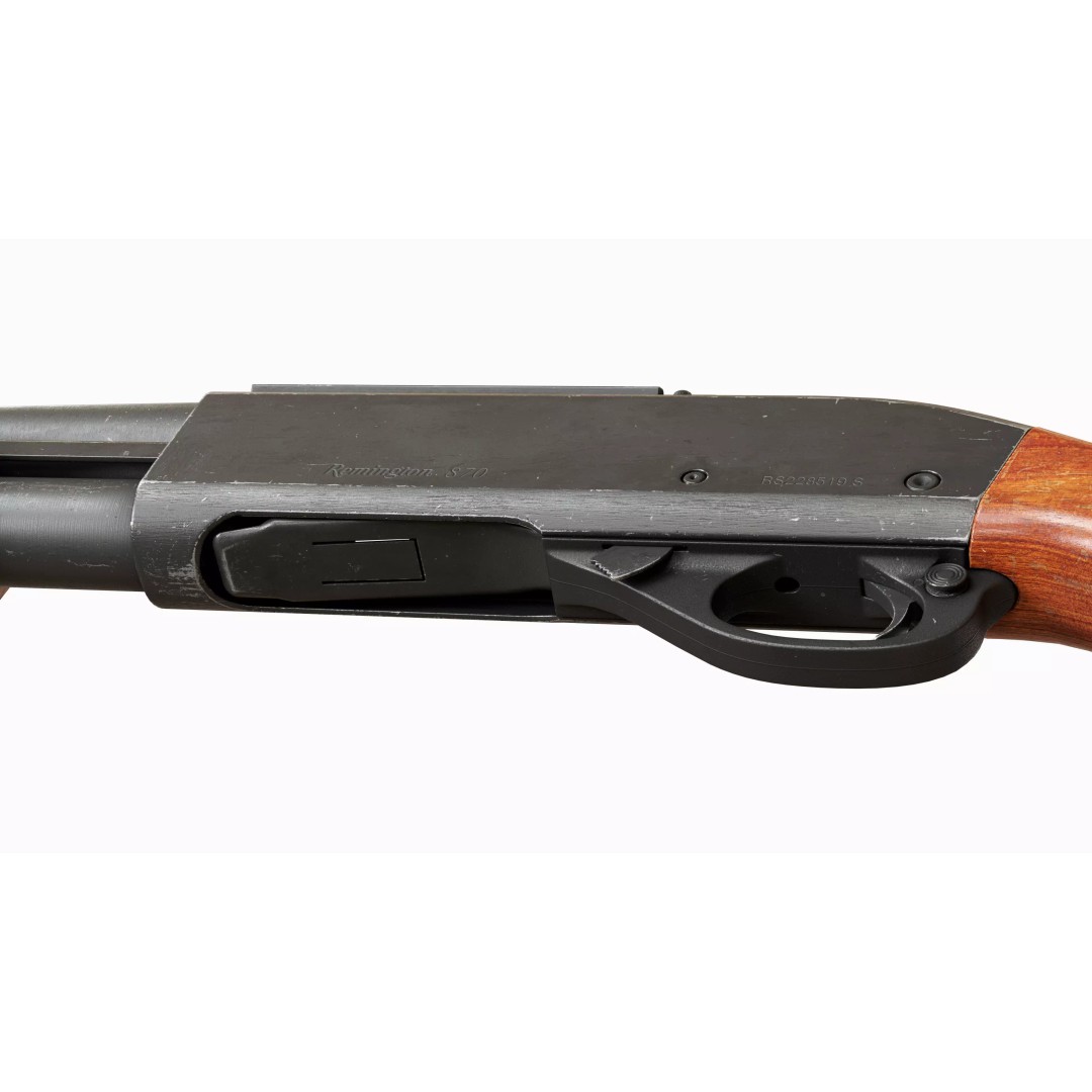 Remington 870 Shotgun 3D Model – Low Poly Game Asset, FBX, PBR - View 13