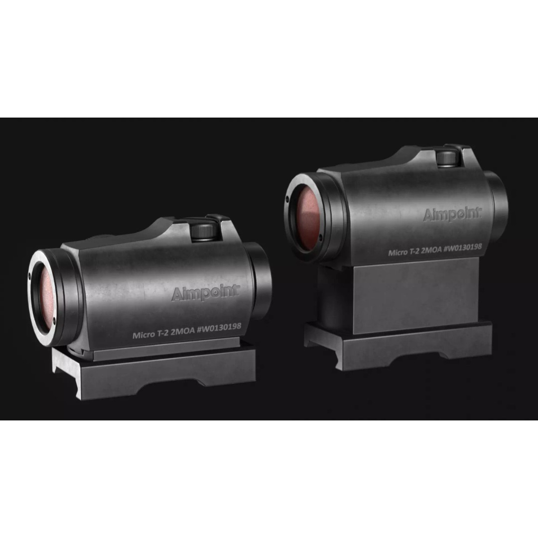 Aimpoint Micro T2 3D Model – Low Poly Game Asset, FBX & OBJ - View 2
