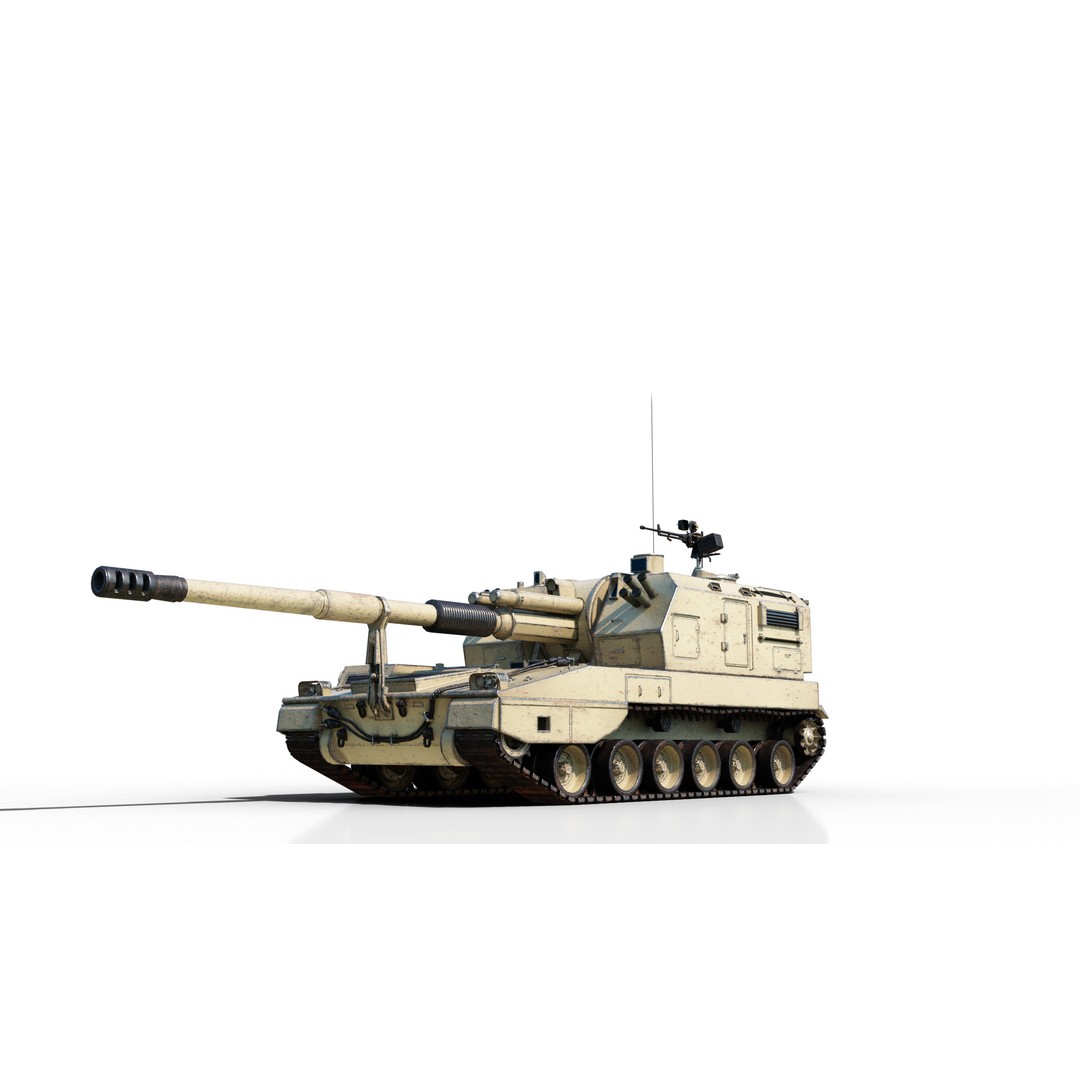 PLA Army PLZ05 155mm Self-Propelled Howitzer 3D Model – Low Poly PBR Game Asset, FBX - View 20