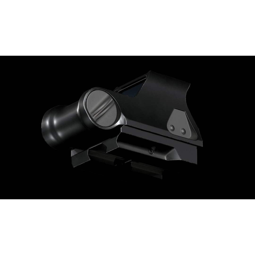 Specter Holographic Combat Optics 3D Model – Low Poly PBR Game Asset, FBX - View 15