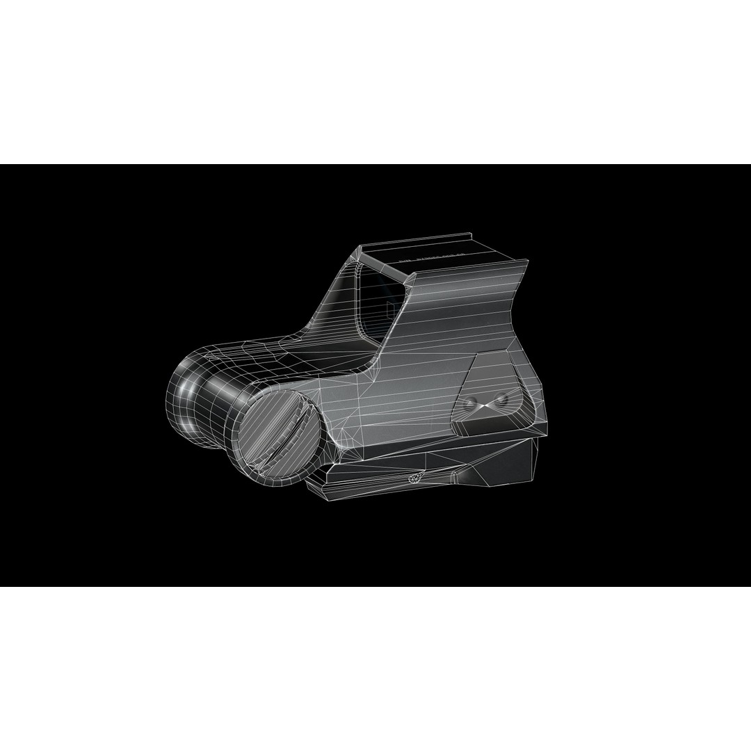 Specter Holographic Combat Optics 3D Model – Low Poly PBR Game Asset, FBX - View 20
