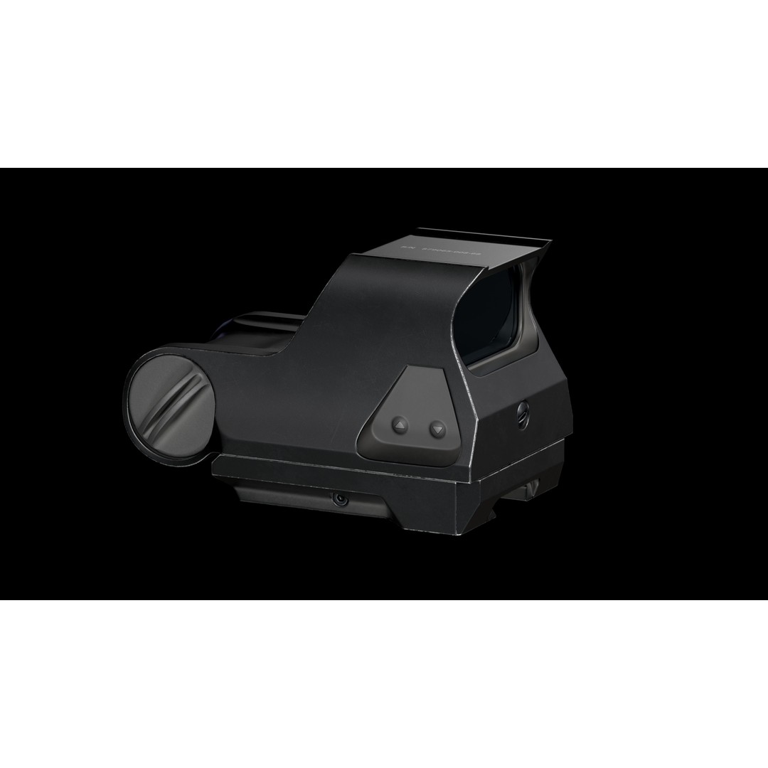 Specter Holographic Combat Optics 3D Model – Low Poly PBR Game Asset, FBX - View 8