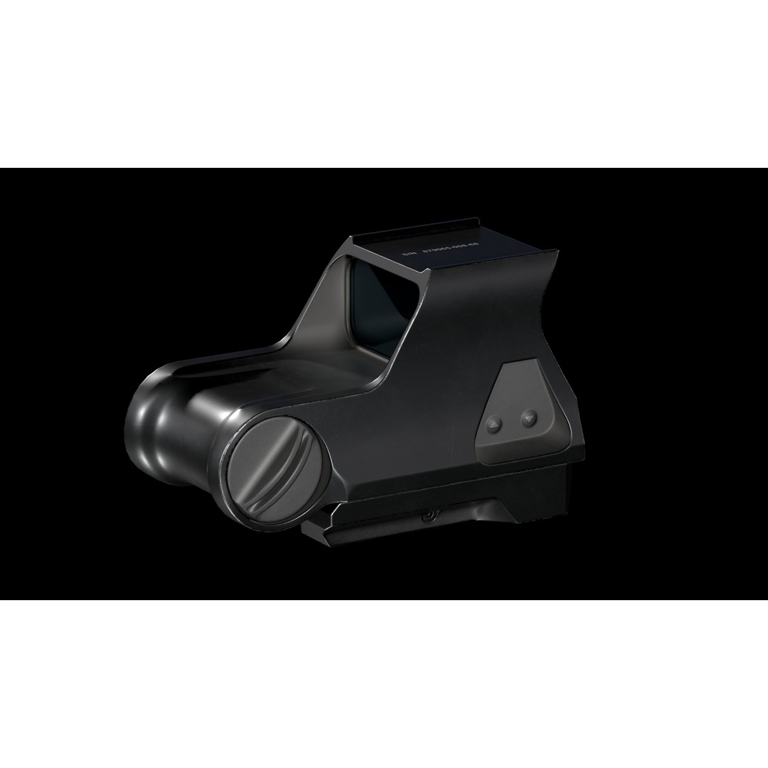 Specter Holographic Combat Optics 3D Model – Low Poly PBR Game Asset, FBX - View 9