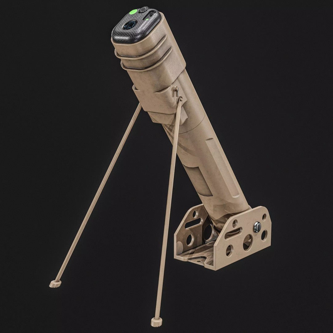 Anti-Drone System 3D Model – Low Poly PBR Game Asset, FBX - View 12