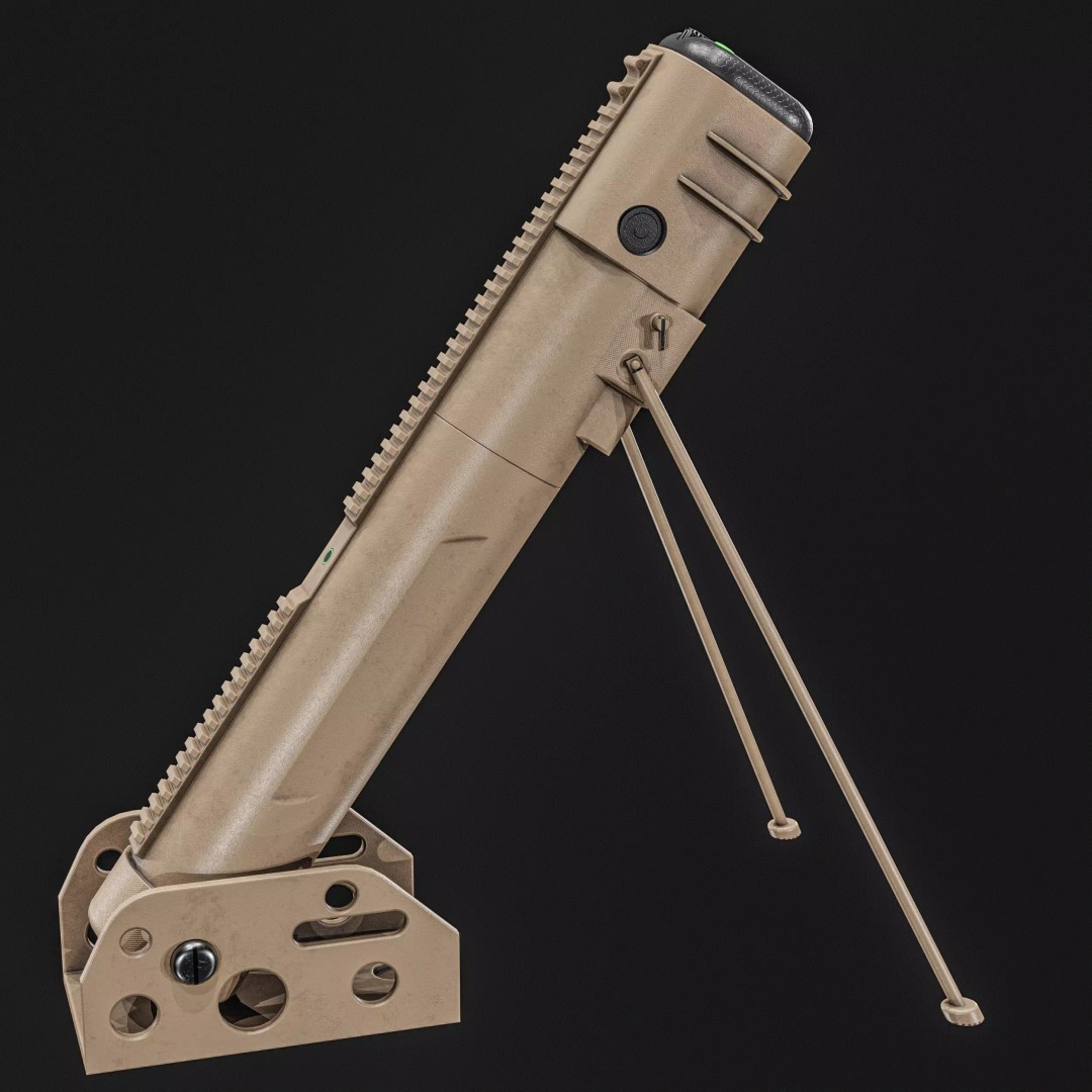 Anti-Drone System 3D Model – Low Poly PBR Game Asset, FBX - View 14
