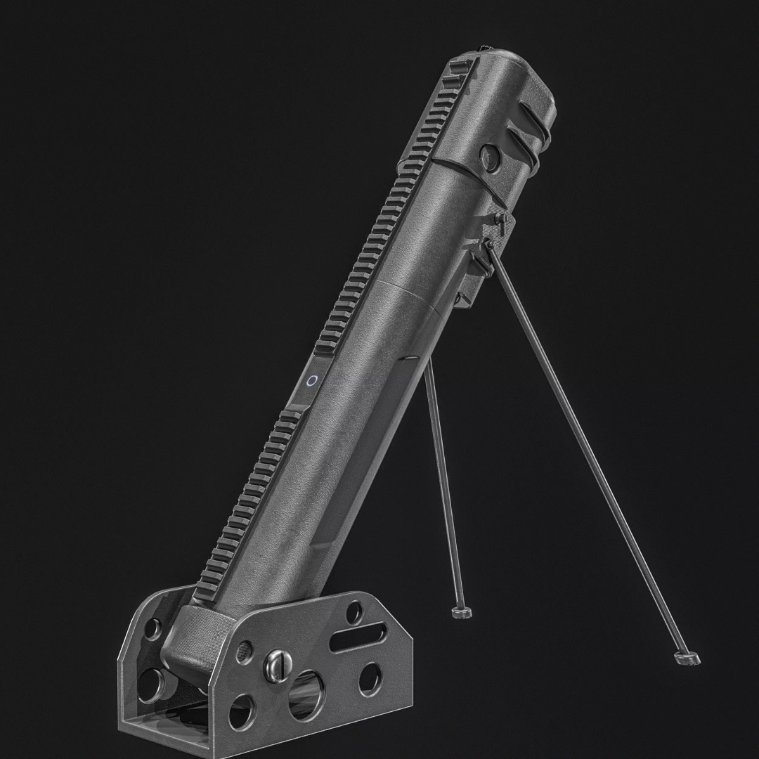 Anti-Drone System 3D Model – Low Poly PBR Game Asset, FBX - View 15